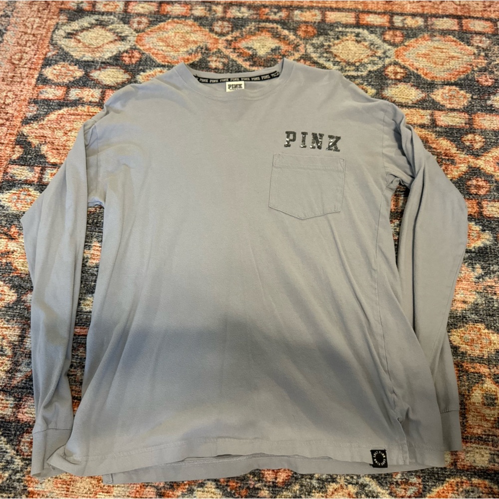 Victoria secret pink| purple long sleeve size xs